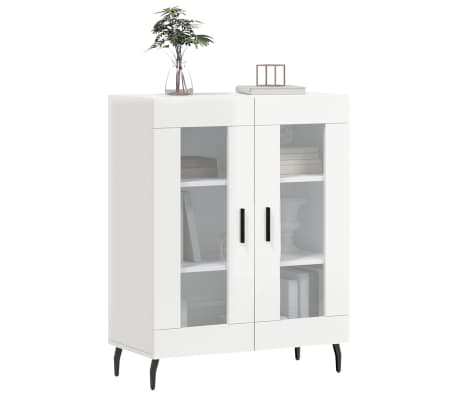 vidaXL magasf&eacute;nyű feh&eacute;r szerelt fa t&aacute;lal&oacute;szekr&eacute;ny 69,5 x 34 x 90 cm