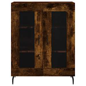 Příborník kouřový dub 69,5 x 34 x 90 cm kompozitní dřevo - obrázek 5