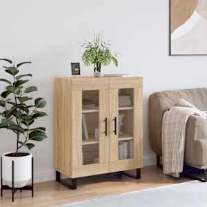 Komoda sonoma hrast 69,5x34x90 cm inženirski les