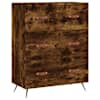 vidaXL kummut, suitsutatud tamm, 69,5 x 34 x 90 cm, tehispuit