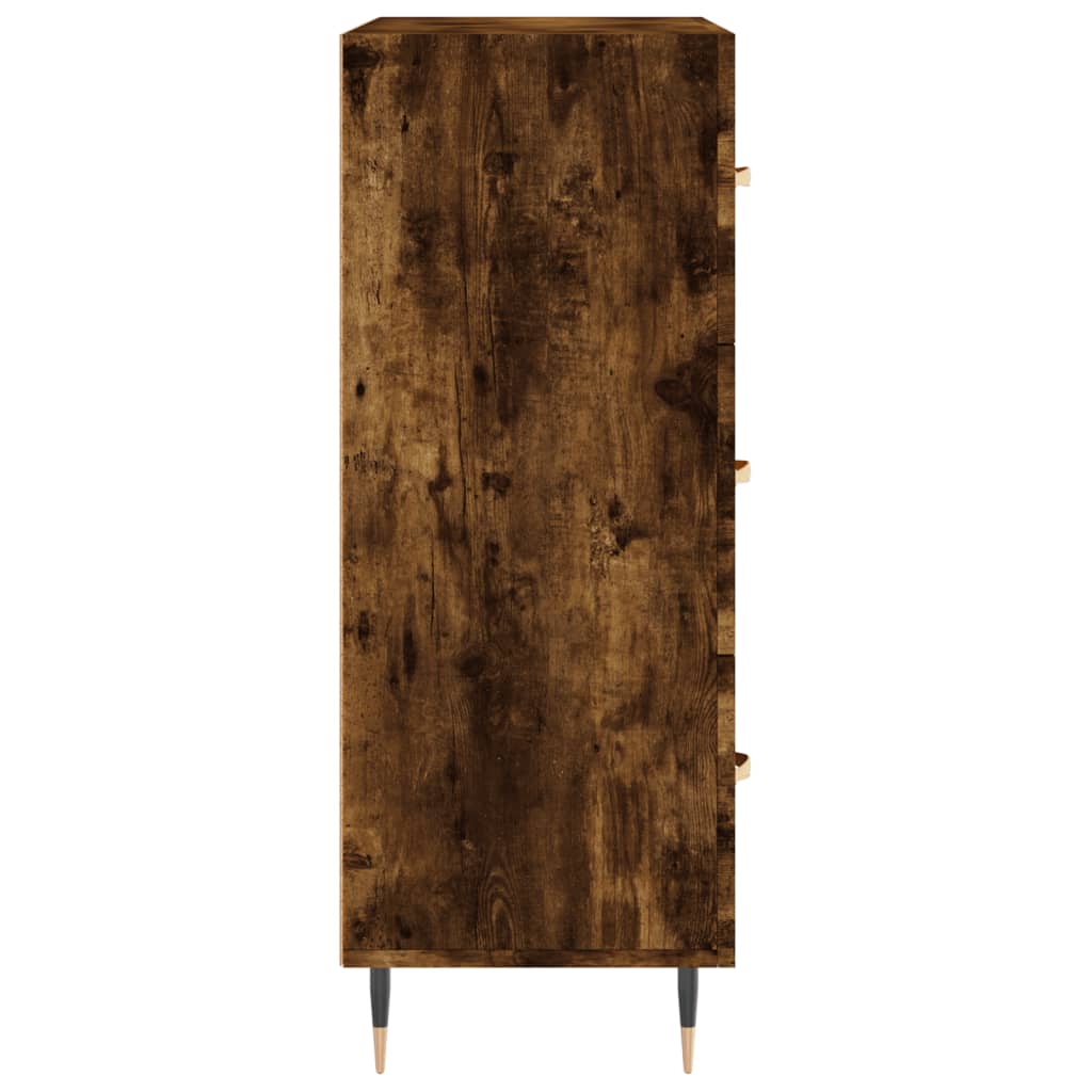 Příborník kouřový dub 69,5 x 34 x 90 cm kompozitní dřevo