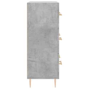 Příborník betonově šedý 69,5 x 34 x 90 cm kompozitní dřevo - obrázek 7