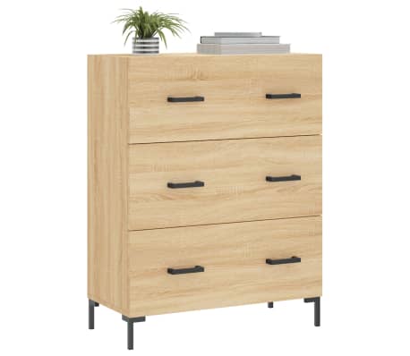 vidaXL Ντουλάπι Sonoma Δρυς 69,5 x 34 x 90 εκ. από Επεξεργασμένο Ξύλο