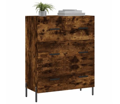 vidaXL f&uuml;st&ouml;s t&ouml;lgy sz&iacute;nű szerelt fa t&aacute;lal&oacute;szekr&eacute;ny 69,5 x 34 x 90 cm