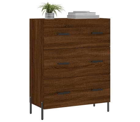 vidaXL Sideboard Braun Eichen-Optik 69,5x34x90 cm Holzwerkstoff