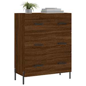 vidaXL Sideboard Braun Eichen-Optik 69,5x34x90 cm Holzwerkstoff