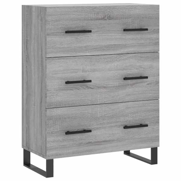 vidaXL puhvetkapp, hall, Sonoma tamm, 69,5 x 34 x 90 cm, tehispuit