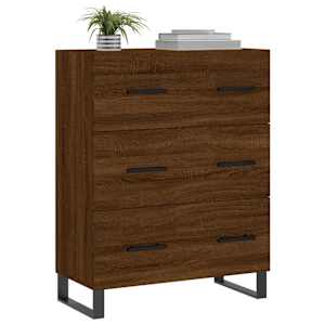 vidaXL Sideboard Brown Oak 69.5x34x90 cm Engineered Wood