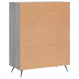 Příborník šedý sonoma 69,5 x 34 x 90 cm kompozitní dřevo - obrázek 8