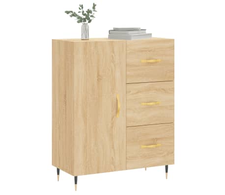 vidaXL Ντουλάπι Sonoma Δρυς 69,5 x 34 x 90 εκ. από Επεξεργασμένο Ξύλο