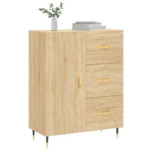 vidaXL Ντουλάπι Sonoma Δρυς 69,5 x 34 x 90 εκ. από Επεξεργασμένο Ξύλο