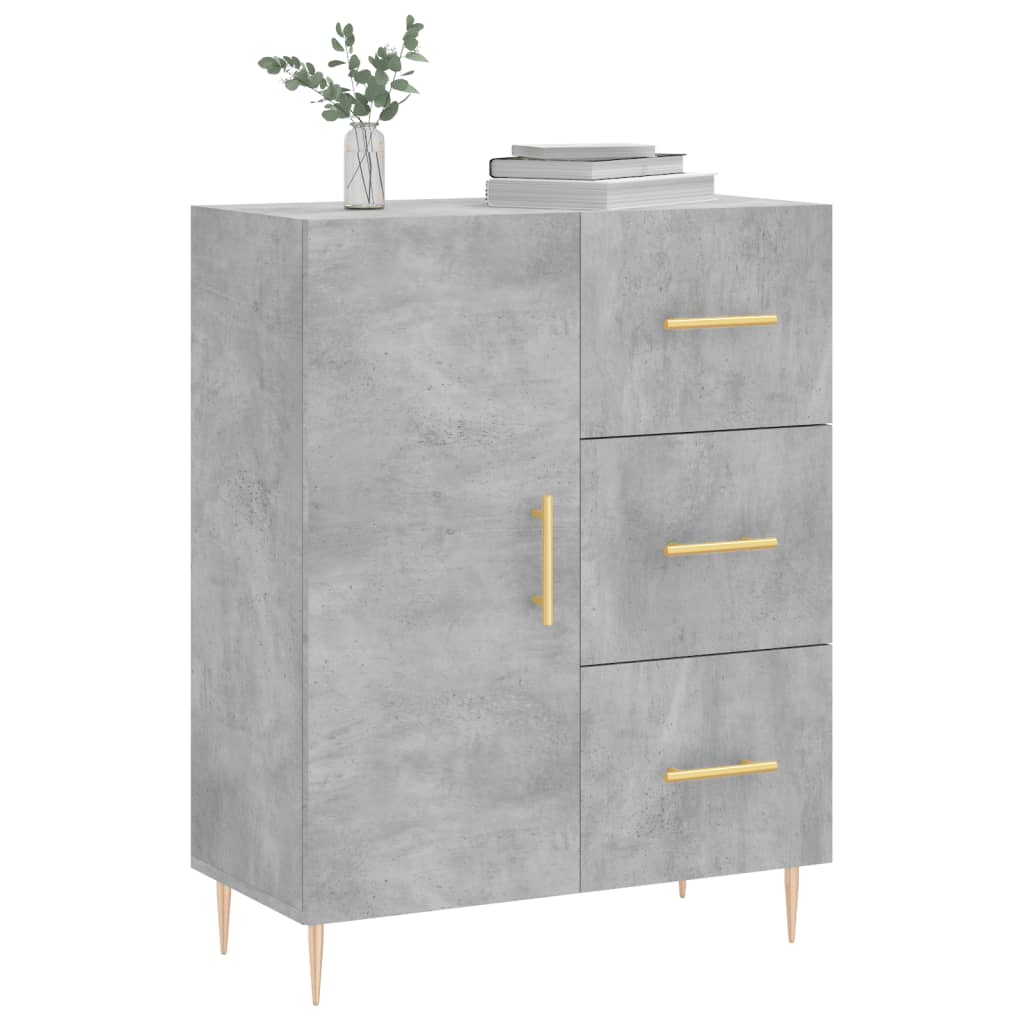 Thumbnail - vidaXL Sideboard Betongrau 69,5x34x90 cm Holzwerkstoff