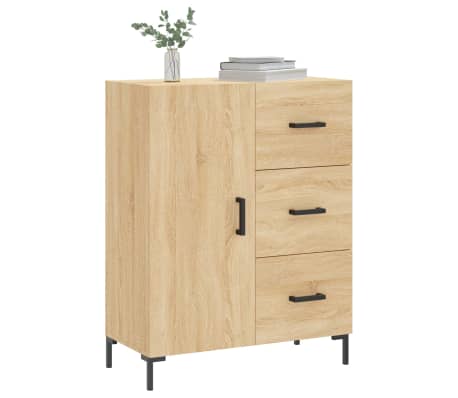 vidaXL Servantă, stejar sonoma, 69,5x34x90 cm, lemn compozit