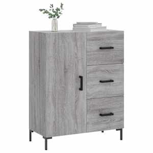 vidaXL Sideboard Grey Sonoma 69.5x34x90 cm Engineered Wood