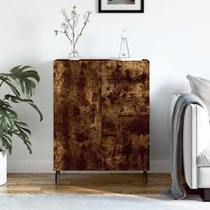 Příborník kouřový dub 69,5 x 34 x 90 cm kompozitní dřevo - obrázek 1