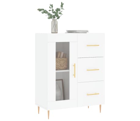 vidaXL Sideboard Wei&szlig; 69,5x34x90 cm Holzwerkstoff