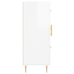 Příborník bílý s vysokým leskem 69,5x34x90 cm kompozitní dřevo - obrázek 7