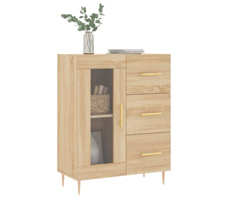 vidaXL Ντουλάπι Sonoma Δρυς 69,5 x 34 x 90 εκ. από Επεξεργασμένο Ξύλο