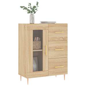 Příborník dub sonoma 69,5 x 34 x 90 cm kompozitní dřevo - obrázek 3