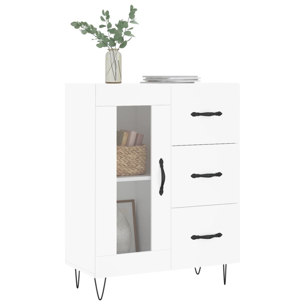 Thumbnail - vidaXL Sideboard Weiß 69,5x34x90 cm Holzwerkstoff
