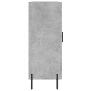 Příborník betonově šedý 69,5 x 34 x 90 cm kompozitní dřevo - obrázek 7