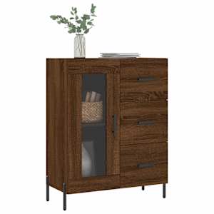 vidaXL Sideboard Braun Eichen-Optik 69,5x34x90 cm Holzwerkstoff