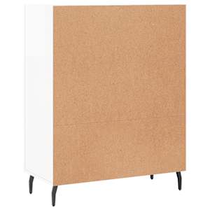 Příborník bílý s vysokým leskem 69,5x34x90 cm kompozitní dřevo - obrázek 8