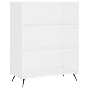 vidaXL raamaturiiul, valge, 69,5 x 32,5 x 90 cm, tehispuit