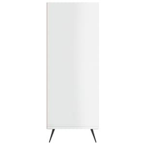 Knihovna bílá s vysokým leskem 69,5x32,5x90 cm kompozitní dřevo - obrázek 5