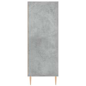 Knihovna betonově šedá 69,5 x 32,5 x 90 cm kompozitní dřevo - obrázek 5
