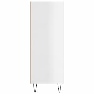 Knihovna bílá s vysokým leskem 69,5x32,5x90 cm kompozitní dřevo - obrázek 5