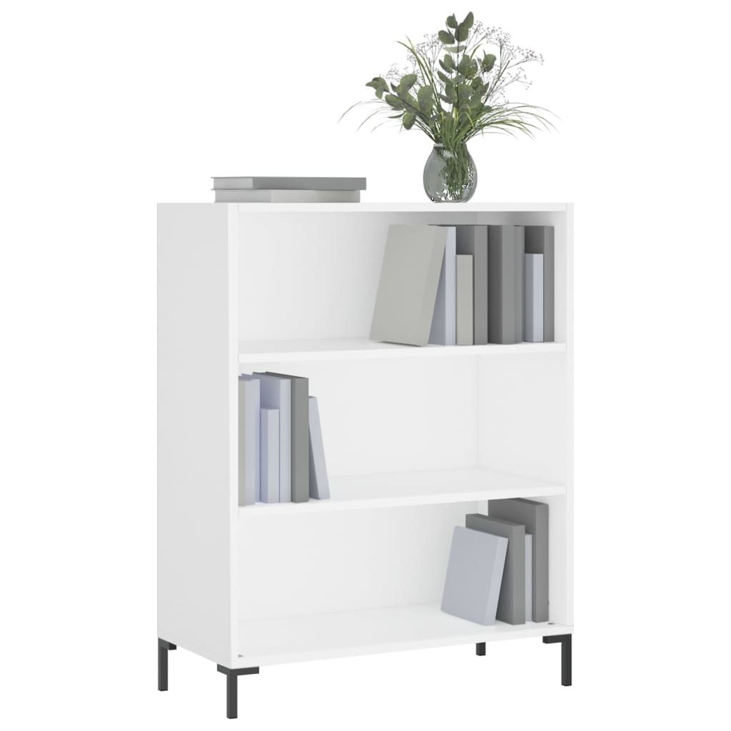 Thumbnail - vidaXL Bücherregal Weiß 69,5x32,5x90 cm Holzwerkstoff