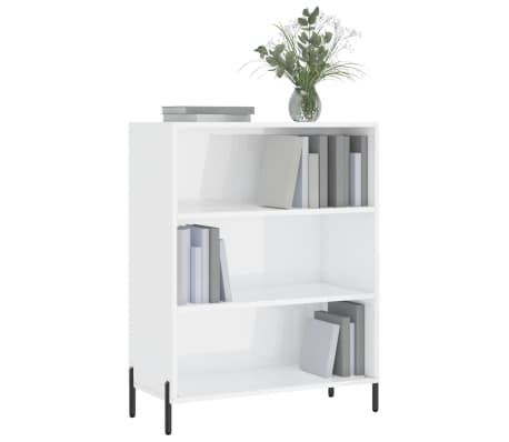 vidaXL Schappenkast 69,5x32,5x90 cm bewerkt hout wit