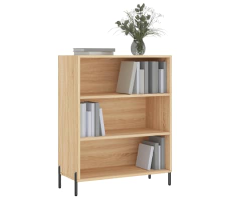 vidaxL Shelf Cabinet Sonoma Oak 69.5x32.5x90 cm Engineered Wood