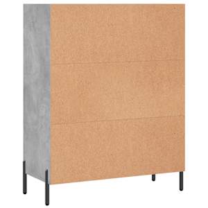 Policová skříňka betonově šedá 69,5x32,5x90 cm kompozitní dřevo - obrázek 6