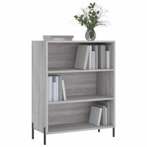 vidaxL Shelf Cabinet Grey Sonoma 69.5x32.5x90 cm Engineered Wood