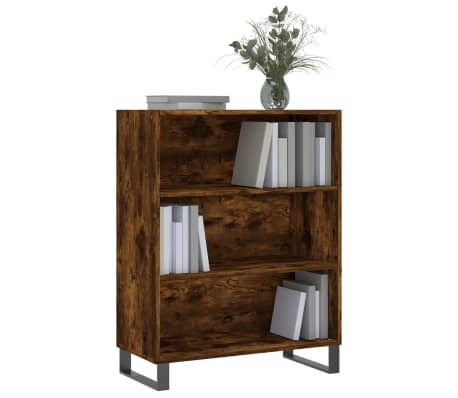 vidaXL Omarica s policami dim. hrast 69,5x32,5x90 cm inženirski les