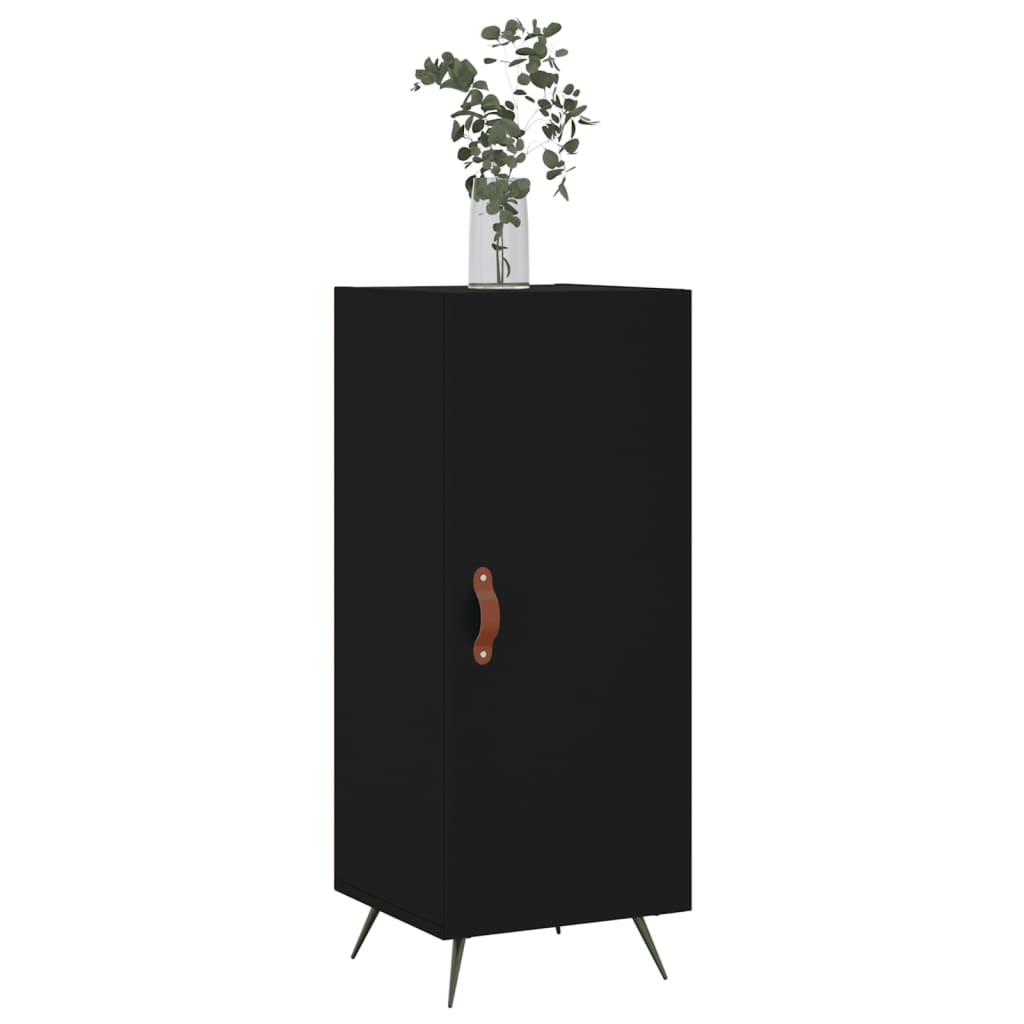 Thumbnail - vidaXL Sideboard Schwarz 34,5x34x90 cm Holzwerkstoff
