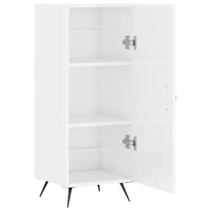 Příborník bílý s vysokým leskem 34,5x34x90 cm kompozitní dřevo - obrázek 5