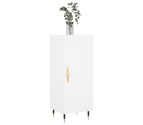 vidaXL Buffet blanc 34,5x34x90 cm bois d'ing&eacute;nierie