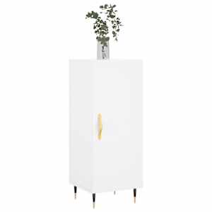 vidaXL Buffet blanc 34,5x34x90 cm bois d'ing&eacute;nierie
