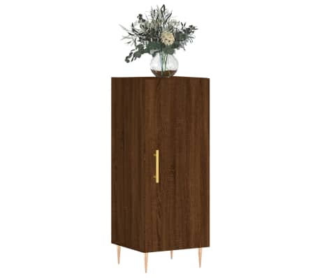 vidaXL Servantă, stejar maro, 34,5x34x90 cm, lemn compozit