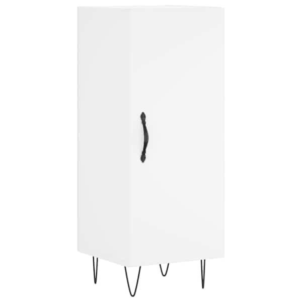 vidaXL puhvetkapp, valge, 34,5 x 34 x 90 cm, tehispuit