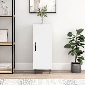 Komoda bela 34,5x34x90 cm inženirski les