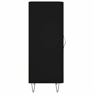 Příborník černý 34,5 x 34 x 90 cm kompozitní dřevo - obrázek 7