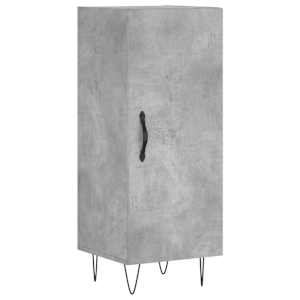 Příborník betonově šedý 34,5 x 34 x 90 cm kompozitní dřevo - obrázek 2