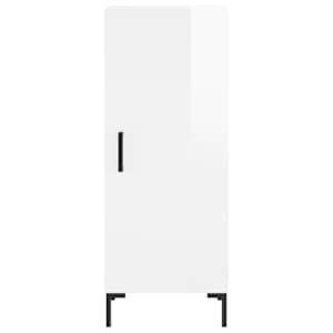 Příborník bílý s vysokým leskem 34,5x34x90 cm kompozitní dřevo - obrázek 6