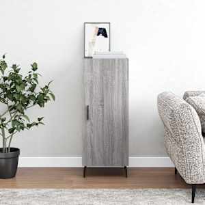 Komoda siva sonoma 34,5x34x90 cm inženirski les