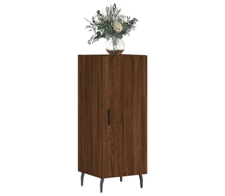 vidaXL Dressoir 34,5x34x90 cm bewerkt hout bruin eikenkleur