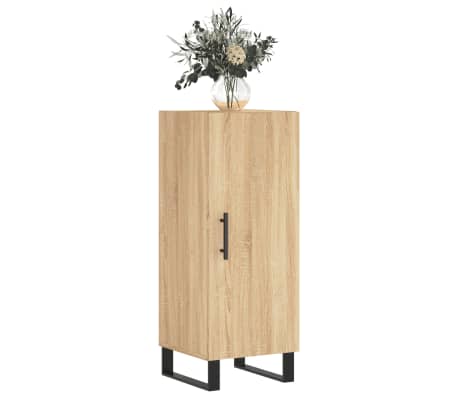 vidaXL Buffet Ch&ecirc;ne sonoma 34,5x34x90 cm Bois d'ing&eacute;nierie